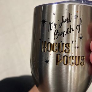 Disney Hocus Pocus Small Silver Tumbler brand new